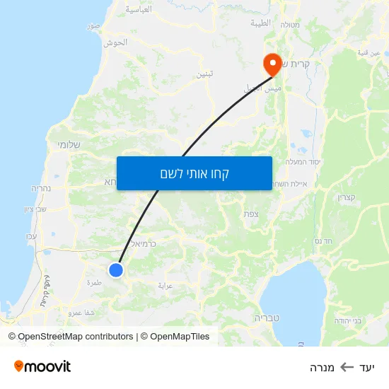 מפת יעד למנרה