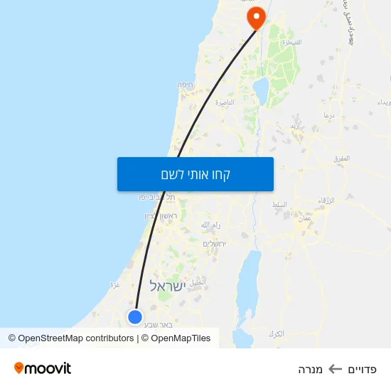 מפת פדויים למנרה