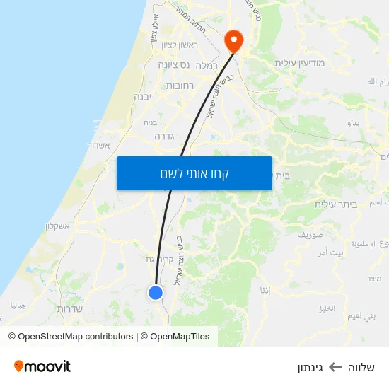 מפת שלווה לגינתון