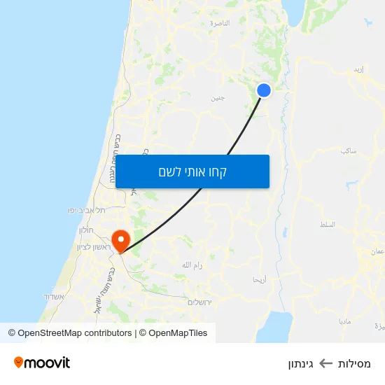 מפת מסילות לגינתון