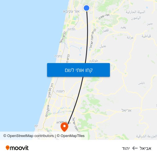 מפת אביאל ליהוד