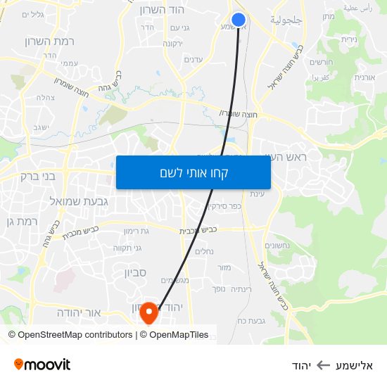 מפת אלישמע ליהוד