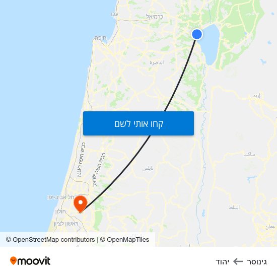 מפת גינוסר ליהוד