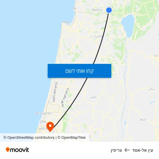 מפת עין אל-אסד לצריפין