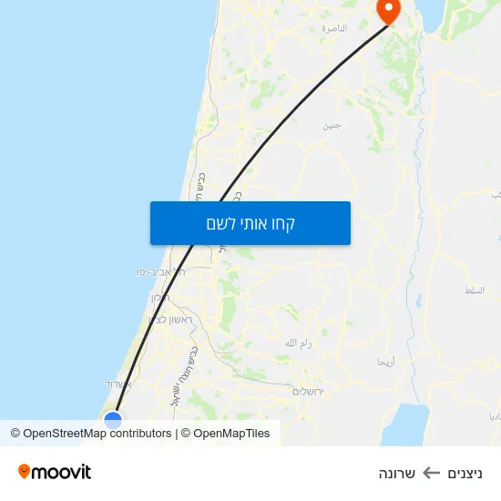 מפת ניצנים לשרונה