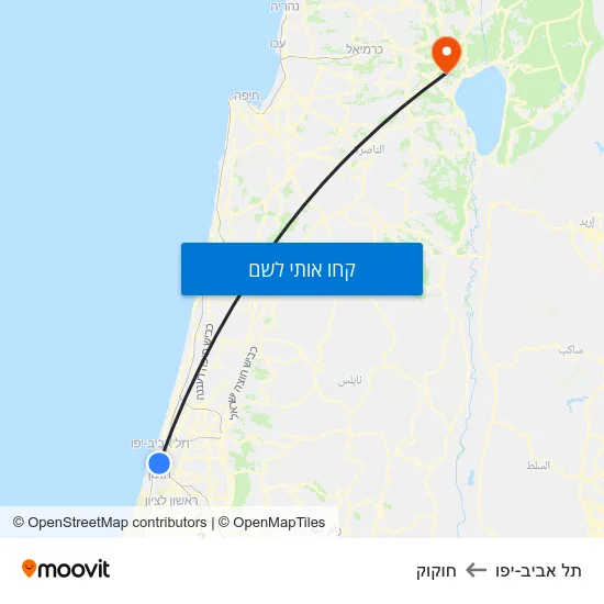 מפת תל אביב-יפו לחוקוק