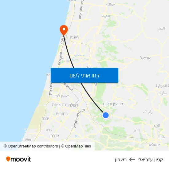 מפת קניון עזריאלי לרשפון