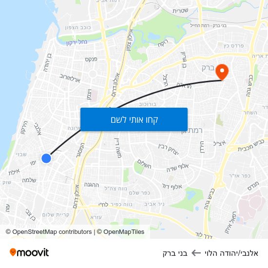 מפת אלנבי/יהודה הלוי לבני ברק