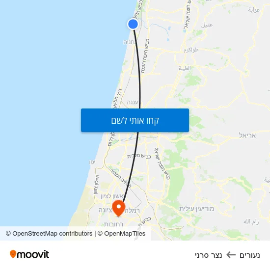 מפת נעורים לנצר סרני