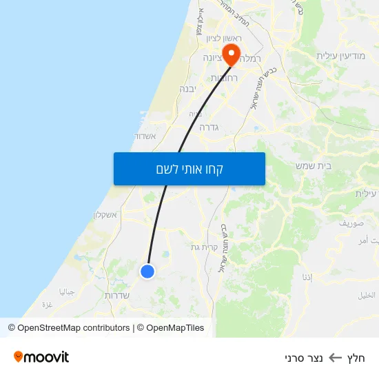 מפת חלץ לנצר סרני