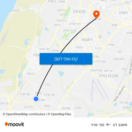 מפת משגב דב לנצר סרני