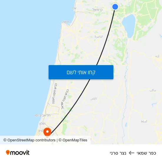 מפת כפר שמאי לנצר סרני