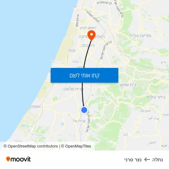 מפת נחלה לנצר סרני