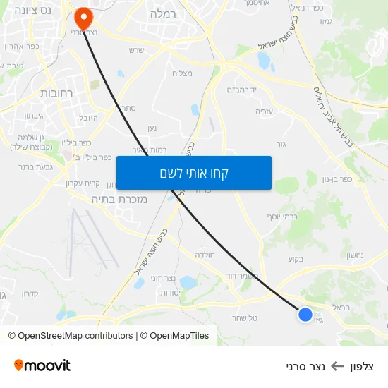מפת צלפון לנצר סרני
