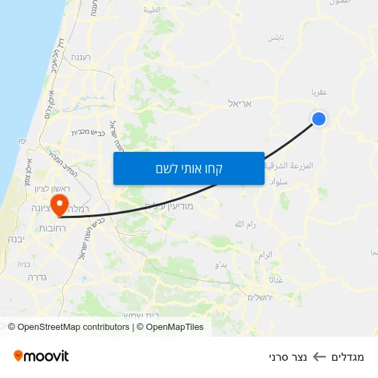 מפת מגדלים לנצר סרני