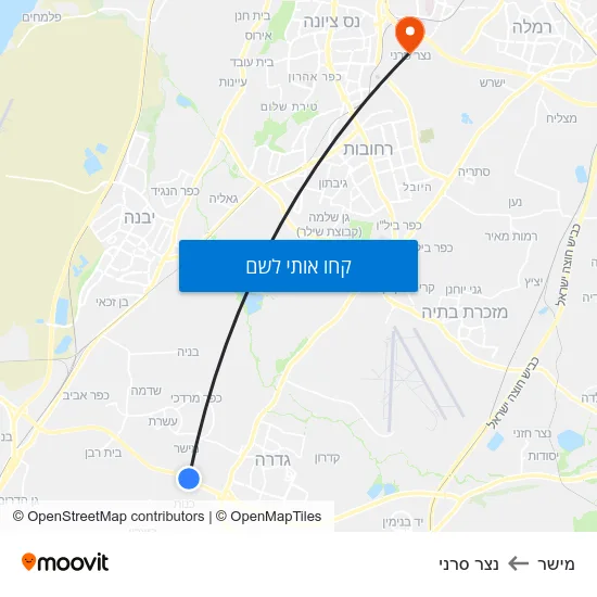 מפת מישר לנצר סרני