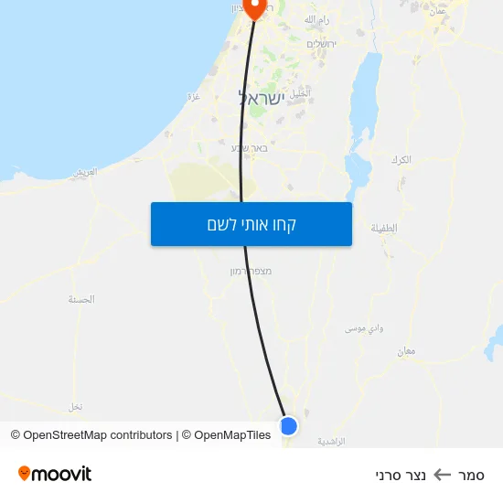 מפת סמר לנצר סרני