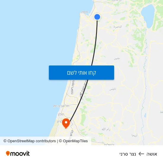מפת אושה לנצר סרני