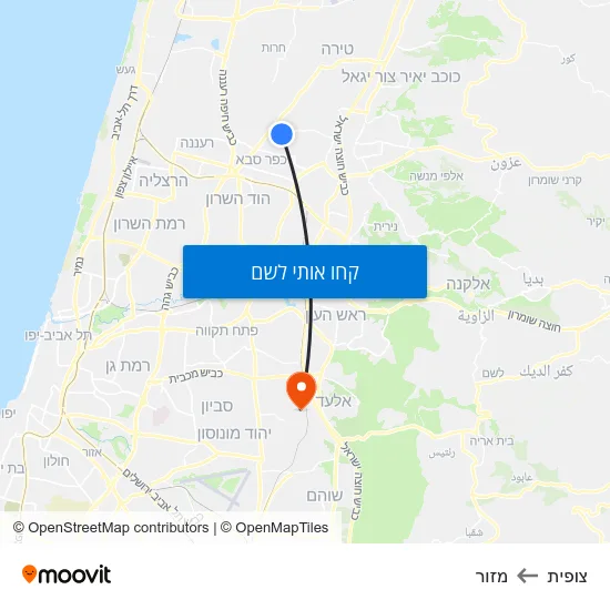 מפת צופית למזור