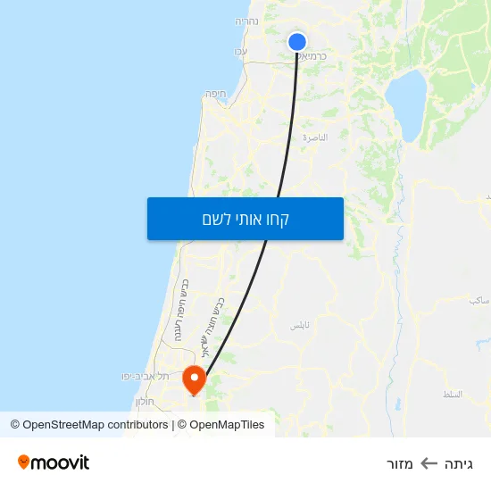 מפת גיתה למזור