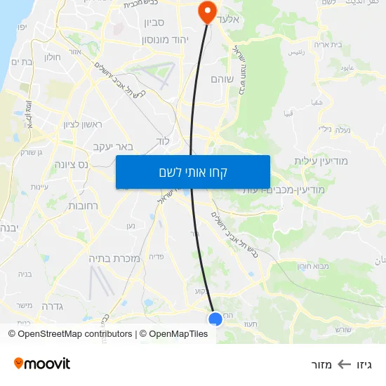 מפת גיזו למזור