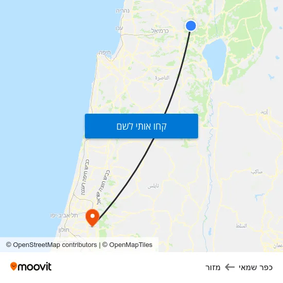 מפת כפר שמאי למזור