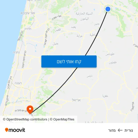 מפת נורית למזור