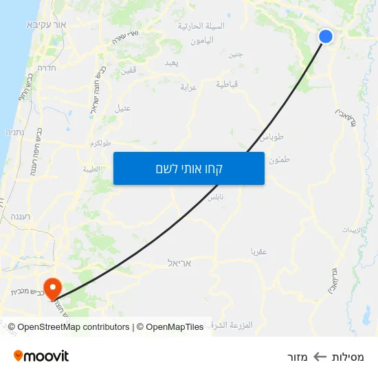 מפת מסילות למזור