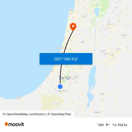 מפת גבעות בר למצר