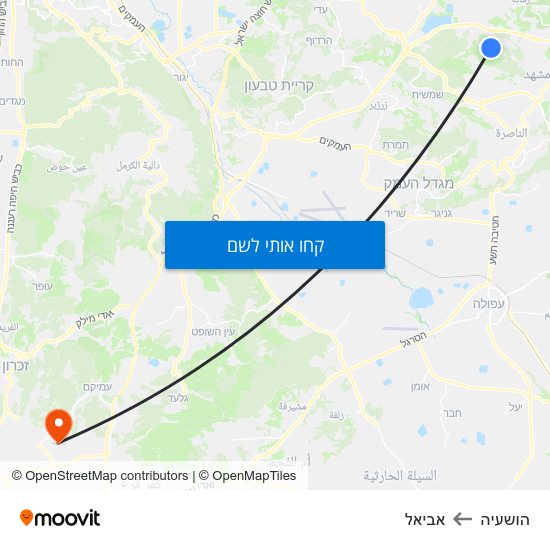 מפת הושעיה לאביאל