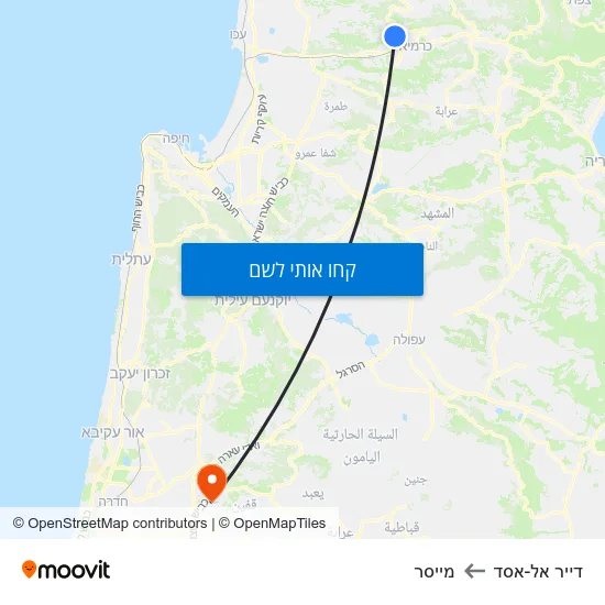 מפת דייר אל-אסד למייסר