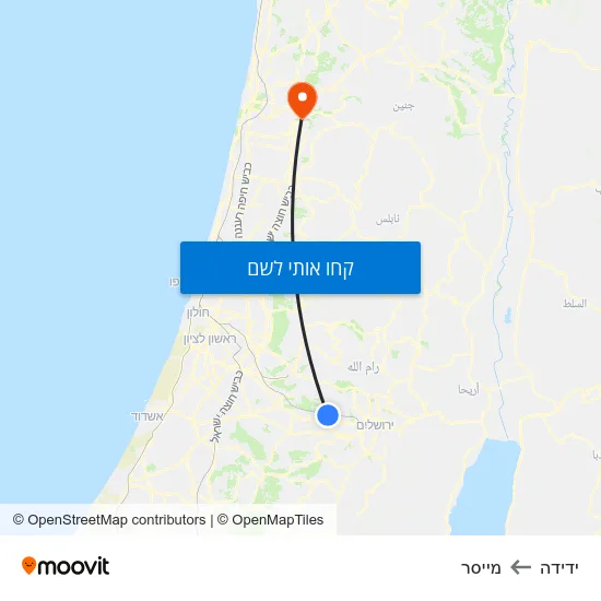 מפת ידידה למייסר
