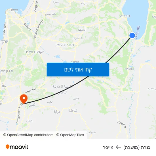 מפת כנרת (מושבה) למייסר