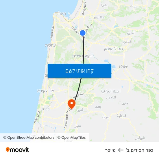 מפת כפר חסידים ב' למייסר