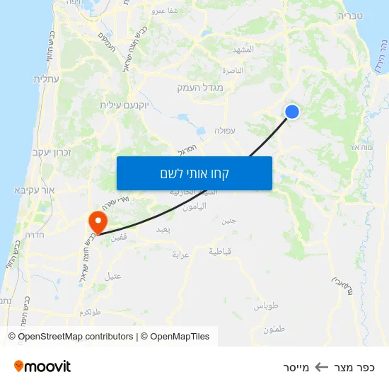 מפת כפר מצר למייסר