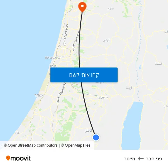 מפת פני חבר למייסר