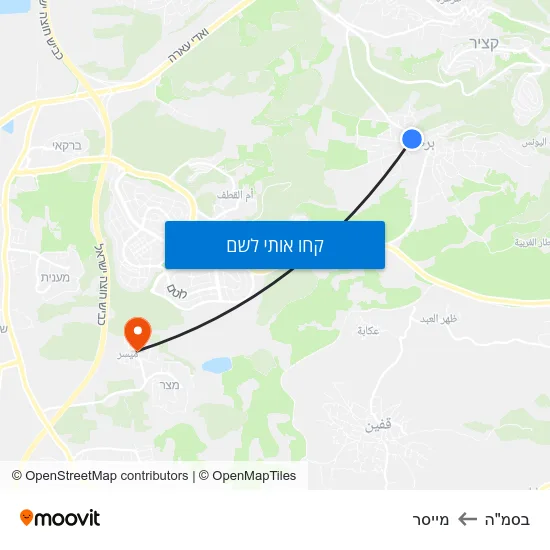מפת בסמ"ה למייסר