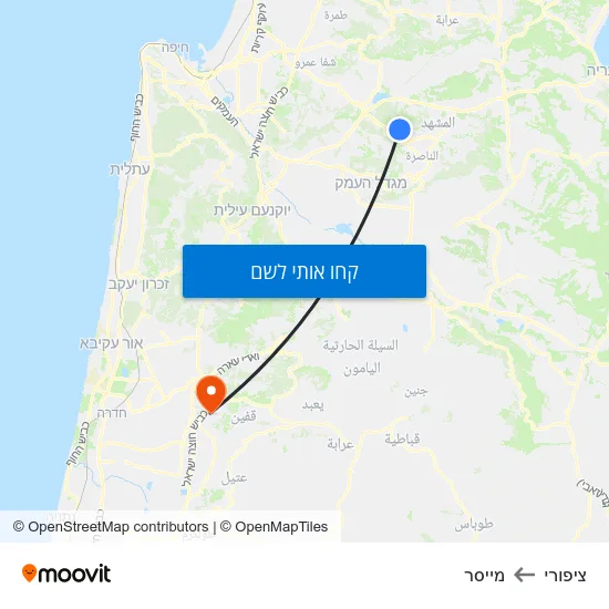 מפת ציפורי למייסר