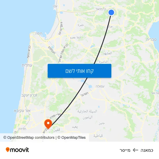 מפת כמאנה למייסר