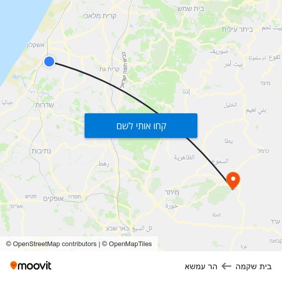 מפת בית שקמה להר עמשא