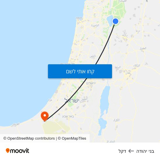 מפת בני יהודה לדקל