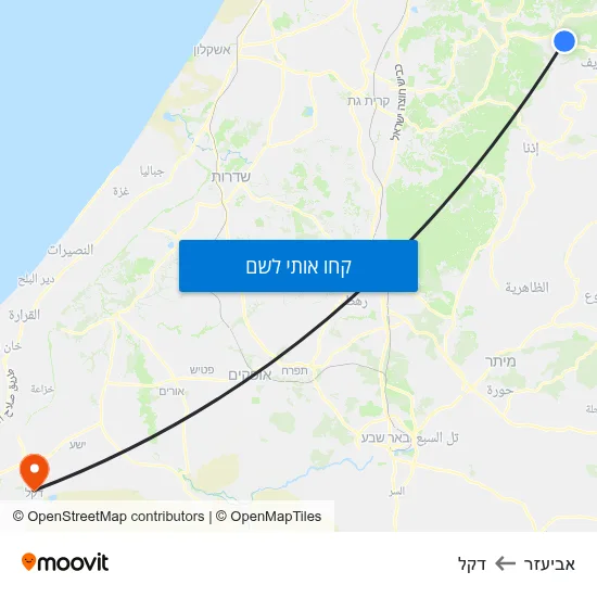 מפת אביעזר לדקל