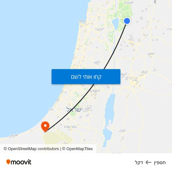 מפת חספין לדקל