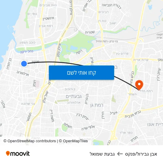 מפת אבן גבירול/פנקס לגבעת שמואל