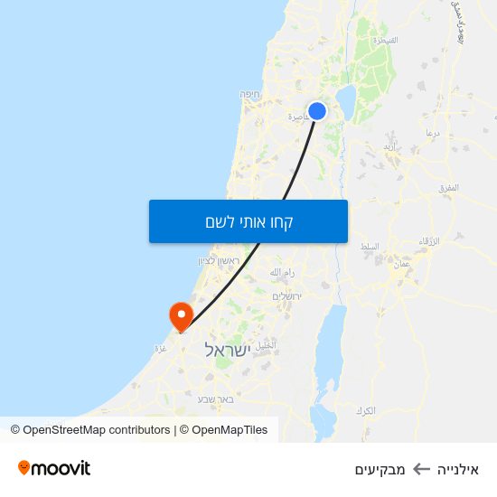 מפת אילנייה למבקיעים