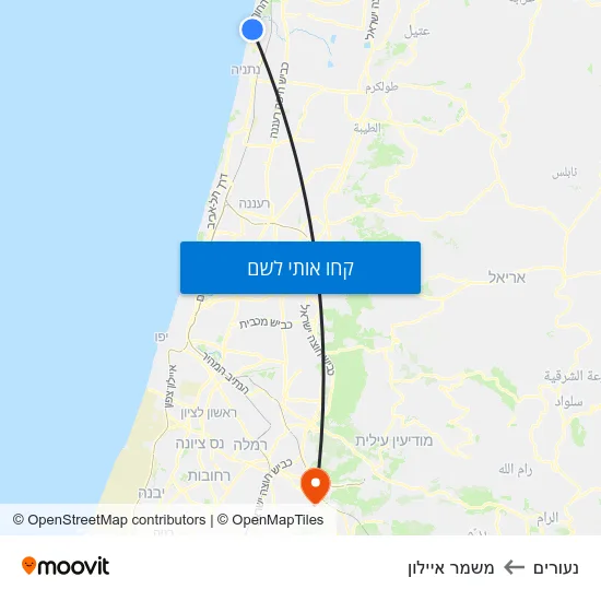 מפת נעורים למשמר איילון