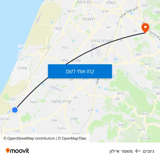 מפת ניצנים למשמר איילון