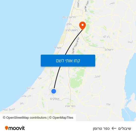 מפת שיבולים לכפר טרומן