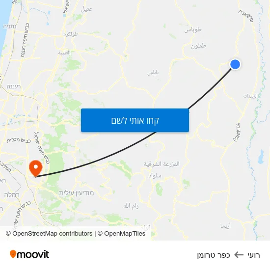 מפת רועי לכפר טרומן