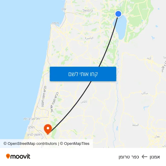 מפת אמנון לכפר טרומן